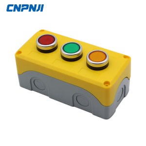 [Hot Item] ABS PC DIN Rail Plastic Enclosure Electronic Industrial Control Button Boxes Distribution Box for PCB