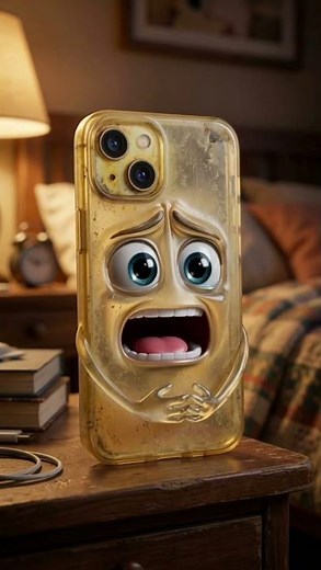 【衝撃】そのスマホケース、汚すぎ！黄ばんだクリアケースを「重曹」で新品に戻す裏技✨ #ツクモ知恵袋 #ライフハック