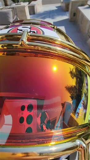 Can the 49ers pull off this helmet build? #nfl #49ers #football #fyp