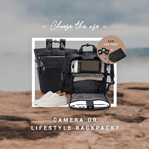 📷 or 👟👕? Choose the use with our Creator's Art Collective Backpack! The backpack is equipped with removable dividers that allow you to customise the space for your essentials. Create your lifestyle backpack now with our nylon drawstring bag - perfect for shoes or wet clothes on the go or after a workout. Use discount code: AC-FREE 👉 https://www.crumpler.eu/ | CRUMPLER