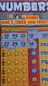SCRATCH OFF TICKETS #scratchcards #scratchofftickets #shorts