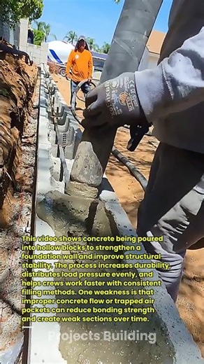 Concrete Filling Technique That Speeds Up Foundation Work
