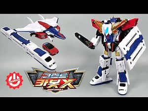 헬로카봇 용사 그랜드 카봇X 전투기 기차 자동차 3단 합체 로봇 장난감 변신 리뷰 Hello Carbot Grand Carbot X Transformation
