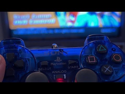 SSX Tricky- Garibaldi Showoff- Practicing New Route - 36” CRT TV is hard to record on Playstation 2