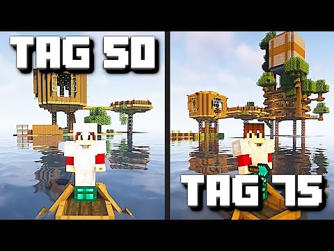 Ich verbringe 75 Tage auf einem Floß in Minecraft | LarsLP