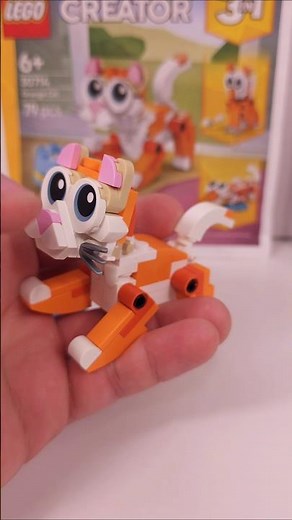 LEGO Creator Orange Cat (30714)[79 pcs] #shorts ‪@SPEEDBrickBuild‬