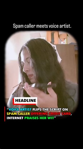 Subhojit Mondal on Instagram: "Voice artist flips the script on spam caller offering credit card, internet praises her witVoice artist flips the script on spam caller offering credit card, internet praises her wit"