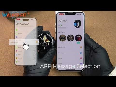 Walkerfit A2 Pro- How to pair and set up your smart watch-For your iPhone