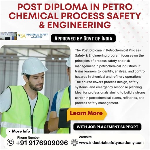 Petrochemical Process Safety & Engineering Course in Chennai - Industrial Safety Academy #hse