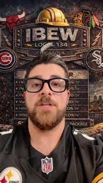 IBEW Local 134 pay breakdown: $102.49/hr total package. Union trades series. #IBEW #Electrician