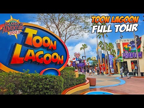 Toon Lagoon Full Tour Universal's Islands of Adventure (Feb 2023) [4K]