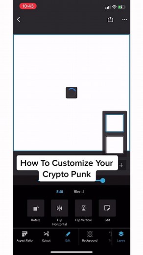 How To Customize A Crypto Punk #nft #nfts #fyp #viral
