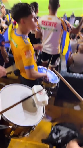 Vamos los tigres DAXER10 #tigresuanl #tigres #libresylokos #sannicolasdeluxe #lamurgadetigres #musica #percussion #tarolasatr #atr #uanl #alegria #fyp #futbol
