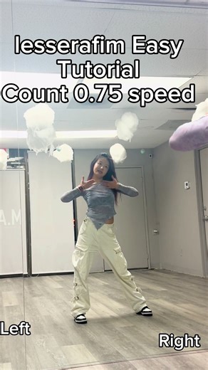 Easy tutorial #easy #lesserafim #easychallenge #kpoptutorial #fyp #easytutorial