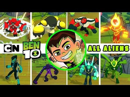 BEN 10 (Reboot) ALL ALIENS Transformations