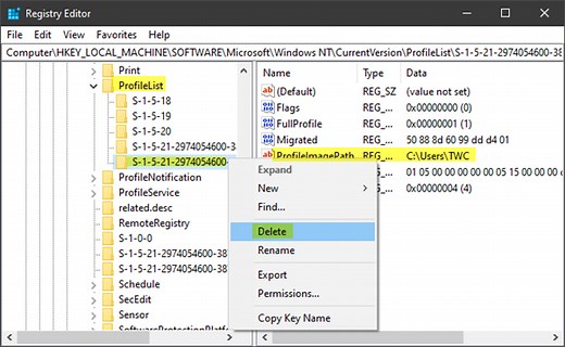 How to delete a User Profile in Windows 11/10