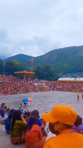 Thimphu Tshechu #festivalvibes #unique culture of bhutan 🇧🇹 ♥️ ✨️ | Glance Bhutan tours and travels