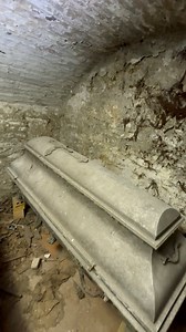 This crypt was probably first robbed shortly after the end of World War II, when impoverished people were searching for valuables. The crypt is forgotten, abandoned, and overgrown. Descending the steps is like taking a fascinating journey through time into another world. #Crypt #heaven #urbex #urbanexploration #secret | Decay Addiction