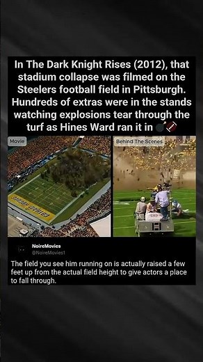 In The Dark Knight Rises (2012), This Stadium Scene Was Even Crazier Behind the Scenes 🤯