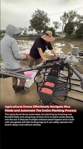 This drone does the work of 100 people #innovation #farming #robotics