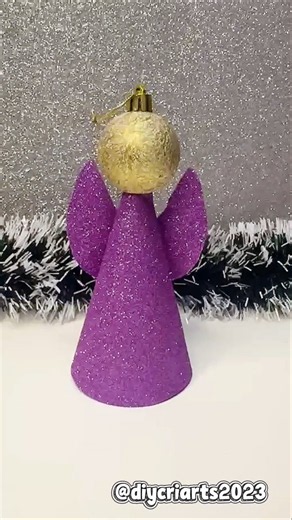 Enfeite Natalino fácil de fazer!🎄✨ #diy #youtubeshorts #art #natal