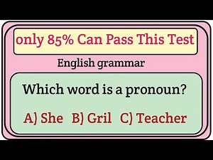 25 Important English Grammar MCQs | Basic English Grammar Test with Answers