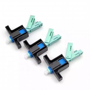 [Hot Item] Sc Upc Hot Melt T Type Fiber Optic Fast Connector for FTTH Fiber Optic Drop Cable Sc Fast Connector Butterfly
