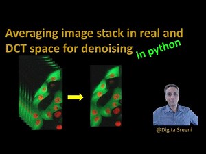 112 - Averaging image stack in real and DCT space for denoising