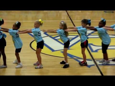 Jasmine's Group (The 7 Yr Olds) do their cheers & Dance