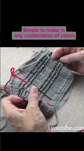 Plaid Knitting - Tartan Knitting Tutorial #knittting