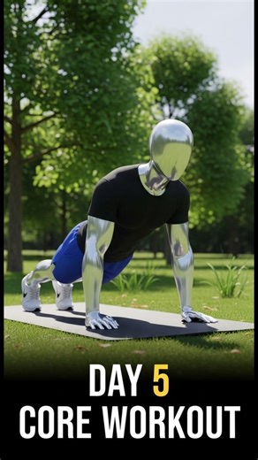 Day 5 Core Workout in the Park 💪 | Lunges Exercise | Outdoor Fitness Routine#shorts