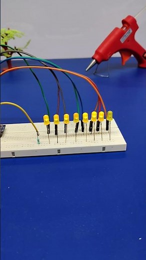 How to make Led chaser by arduino #arduino #experiment