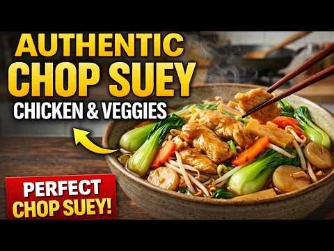 ✅The SECRET To Authentic CHICKEN CHOP SUEY & Veggies!