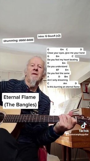 Eternal Flame (The Bangles) guitar lesson