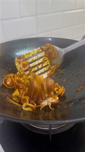 masak sotong paling mudah guna pes sambal #cooking #foodvlog #masakan #sambalsotong