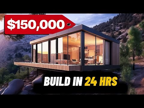 5 Stylish Prefab Modular Homes Under $150k : Build in 24 Hrs!