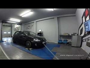 VW Golf 6 GTD 170cv DSG Reprogrammation Moteur @ 207cv Digiservices Paris 77 Dyno