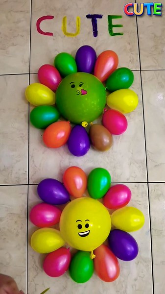ASMR Beautiful Balloon and Water Colorful of Mini Rainbow Balloons Pop Reverse Satisfying Ep. 4