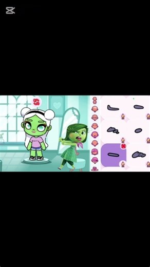 Tutorial to make Disgust from Inside out in Avatar World #avatarworld #insideout2 #disney