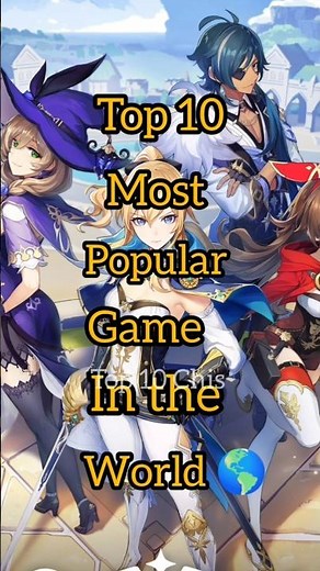 Top 10 Most Popular Game in The World 🌍 🎯#top10games #mostpopulargames #games #bestgame