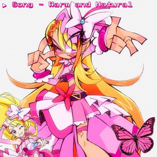 drawing a random precure almost everyday until i run out ⌗1: Cure Butterfly #precure