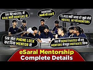 eSaral Mentorship Complete Details 🔥| India's Most Powerful Online & Offline Care Program 💪🏻