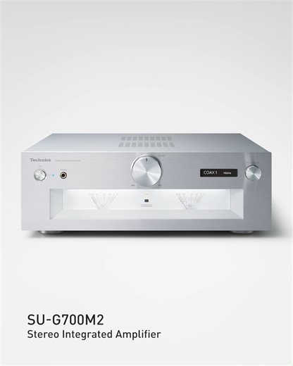 The Technics SU-G700M2 – Grand Class Amplifier - elevates not just your sound, but your entire living space. #Technics #RediscoverMusic #Amplifier #GrandClass #G700M2 #AudioDesign | Technics