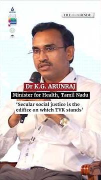 ‘Vijay's charisma & TVK's ideology make a deadly combination’: KG Arunraj at The Hindu Huddle 2026