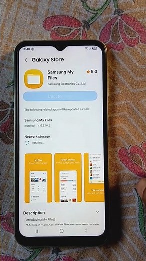 Samsung My Files latest version #shorts