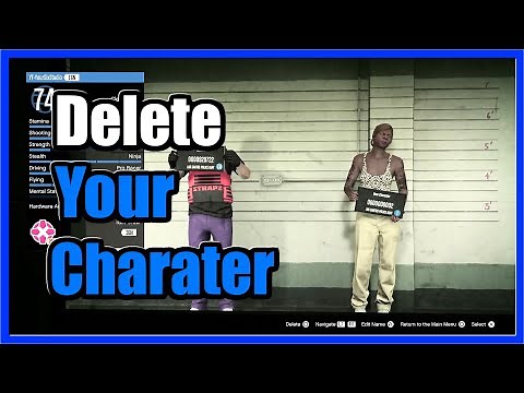 How to Delete Your Character in GTA 5 Online (Settings Tutorial)