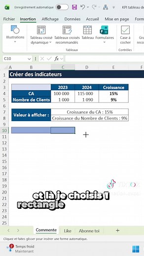 Formation Excel Gratuite pour Indicateurs Dynamiques