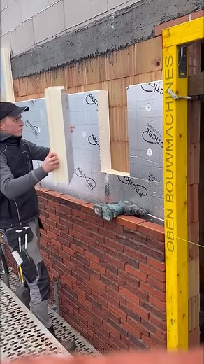 home insulation technology how to properly glue insulation to the wall #houseinnovation #contractorwork #urbanbuilding #buildercommunity #buildinginnovation | Artisan Home Builders