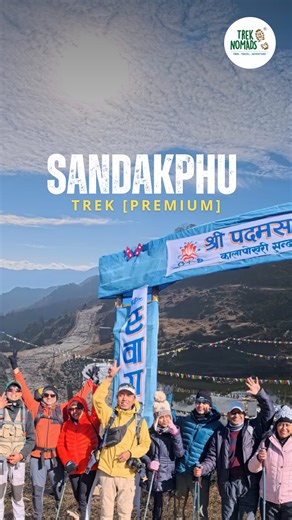 The only trek in India that lets you see Everest, Kanchenjunga, Lhotse, and Makalu together — that’s what makes Sandakphu truly special. Wide ridgelines, open trails, and sweeping views across the Eastern Himalayas define this journey. A close group of six trekkers completed the Sandakphu trek and welcomed the New Year where it felt most meaningful — in the mountains, surrounded by shared moments. ✅Interested in experiencing Sandakphu? Reach out to book your spot for the 18th April departure. Co