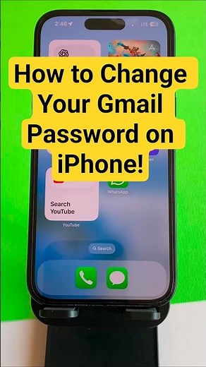 How to Change Your Gmail Password on iPhone! #tips #howto #tech #iphone #trending #Shorts